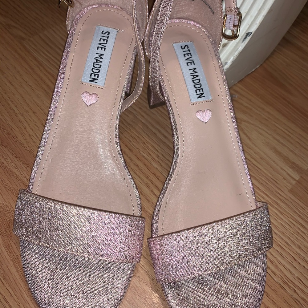 Steve Madden glitter heels